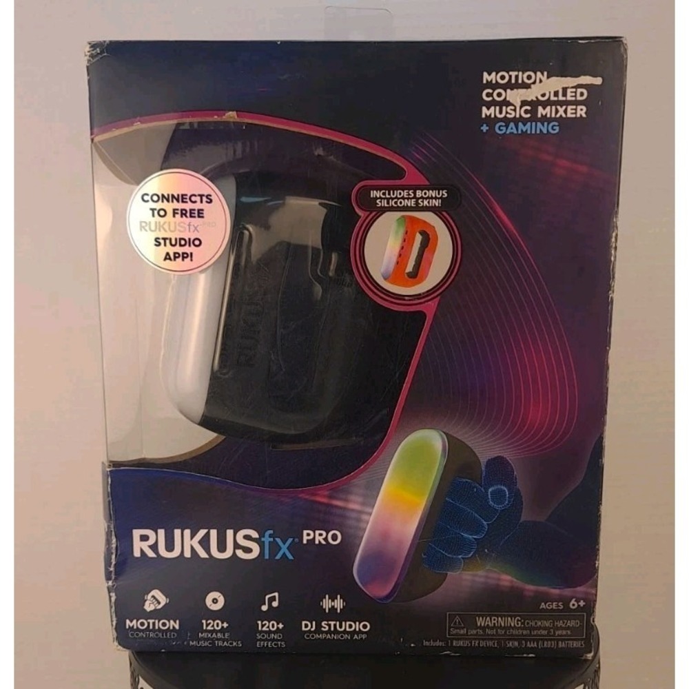 Just Play RUKUSfx PRO Handheld Electronic Game Includes Bonus Silicone Skin New